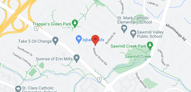 map of 4118 SAWMILL VALLEY DR
